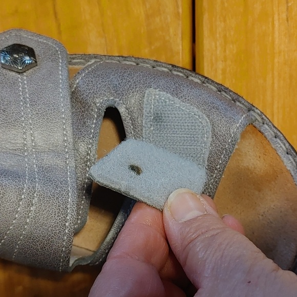 💚Ladies Finn Comfort Gray Sandals - Picture 13 of 16